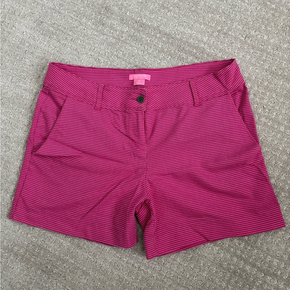 Isaac Mizrahi Pink Shorts with Tailored Fit